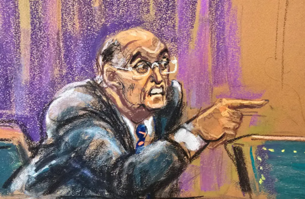 Jane Rosenberg Talks Giuliani Courtroom Sketches: VIDEO - Comic Sands