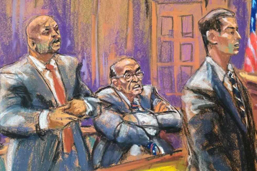 Jane Rosenberg Talks Giuliani Courtroom Sketches: VIDEO - Comic Sands