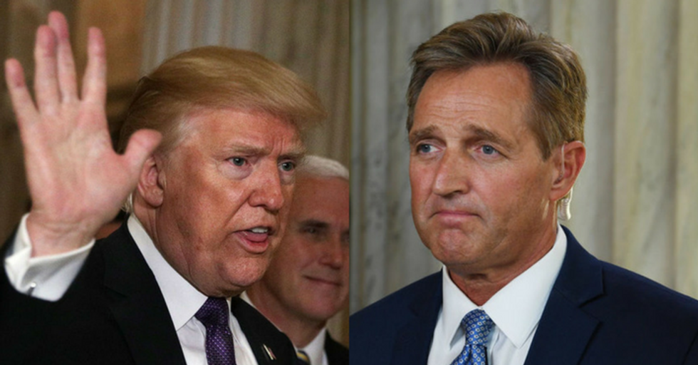 Donald Trump; Jeff Flake