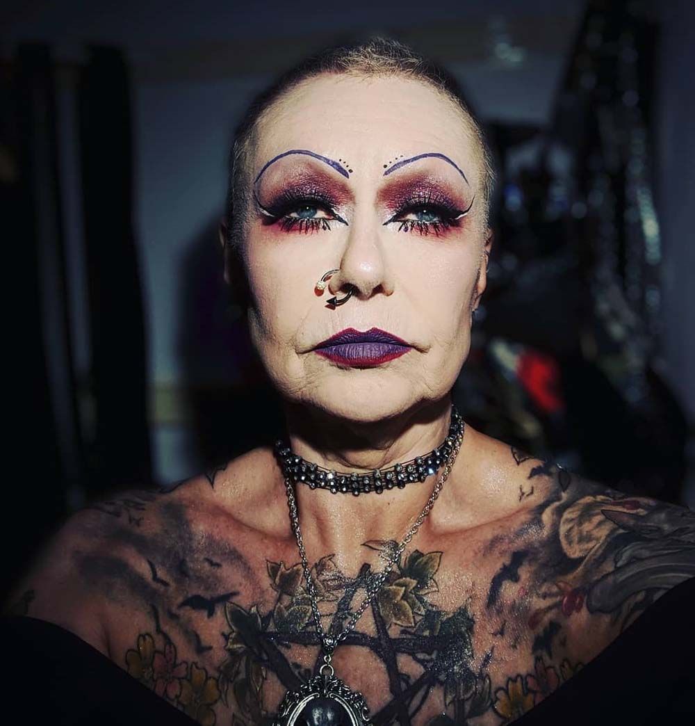 57-Year-Old 'Eldergoth' Woman Has A Powerful Message Of Self-Expression ...