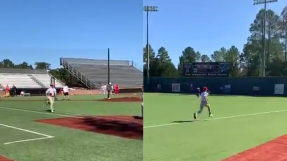 Student Dressed As Forrest Gump Runs Off Field During Game In True Forrest Fashion