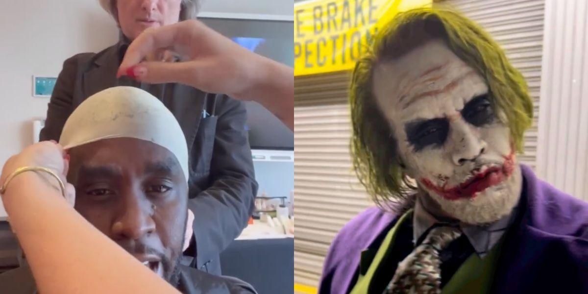 Diddy wins Halloween as Heath Ledger's' Dark Knight' Joker
