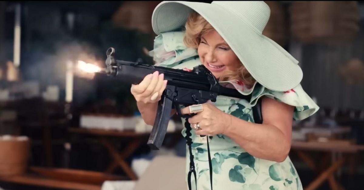 New Movie Trailer Featuring Jennifer Coolidge With A Machine Gun Has Fans Officially Obsessed