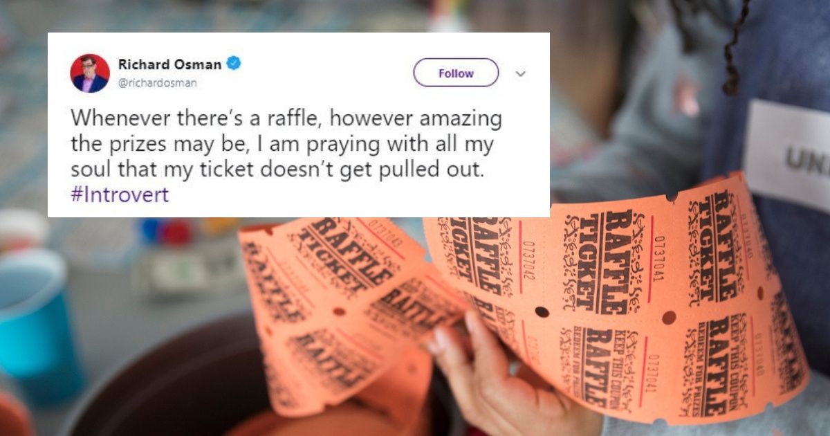 Introverts Are Bonding On Twitter Over Just How Stressful Raffles Can Be