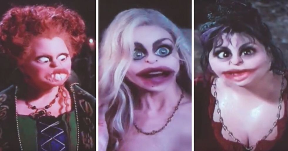 WATCH: Man Puts Snapchat Filter on 'Hocus Pocus' Film