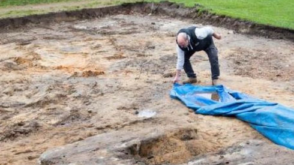 PHOTO: Construction Workers Find Huge Concrete Swastika in Germany