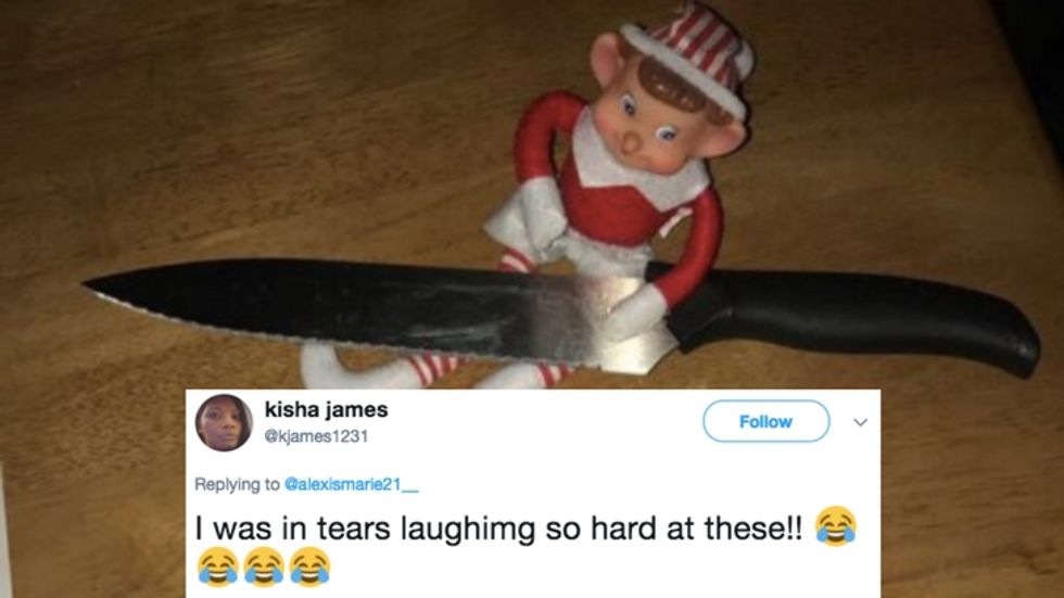 PHOTOS: Teen Takes Family's 'Elf on the Shelf' to the Next Level