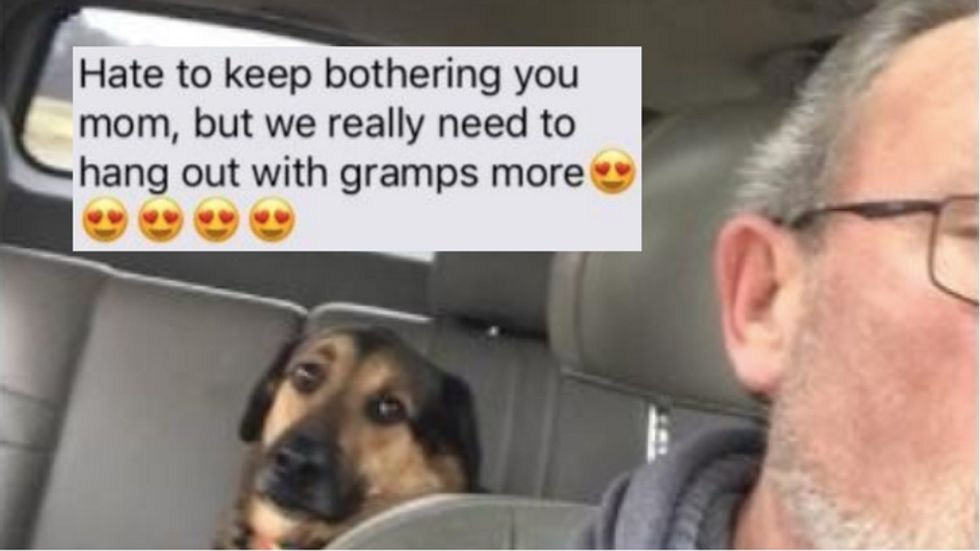 PHOTOS: Woman's Dog-Sitting Dad Sends Doting Texts