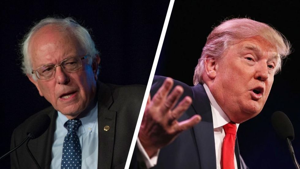 Bernie Sanders Live Tweeted During Trump's RNC Speech