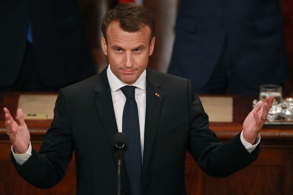 WATCH: Emmanuel Macron Speaks to Congress: 'Let's Work Together in ...