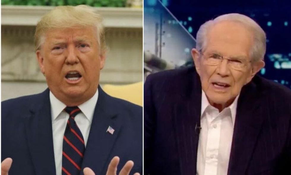 Pat Robertson Slams Trump's Syria Withdrawal Plan, Says He's in 'Danger of Losing the Mandate of Heaven'