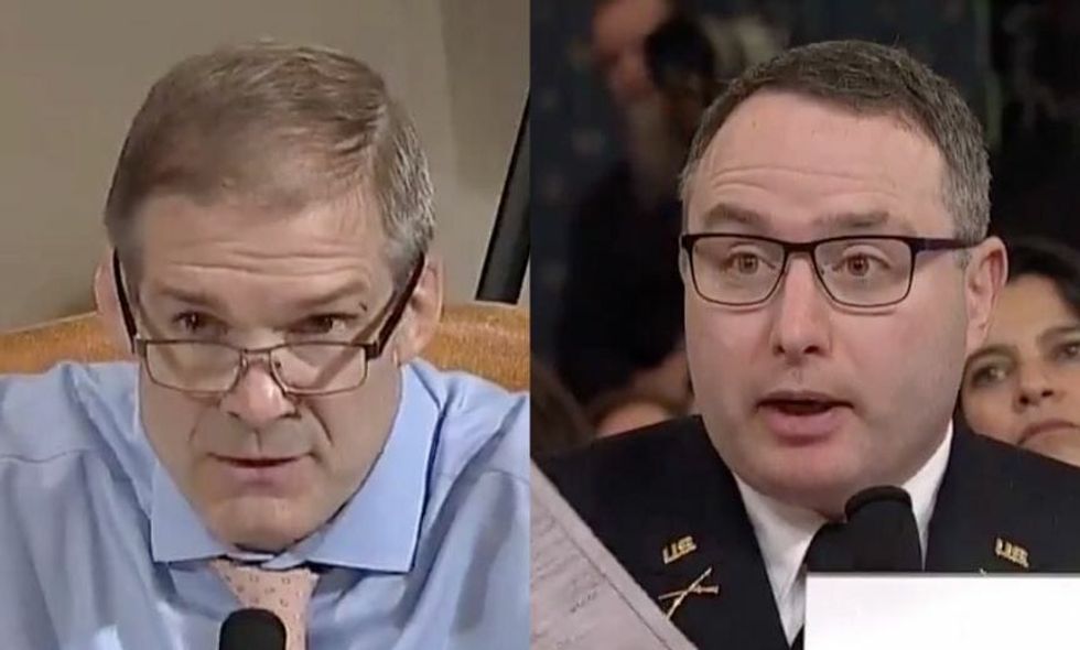 Lt. Col. Alex Vindman Instantly Shuts Jim Jordan Down After He Questions Vindman's 'Character' and 'Judgment'