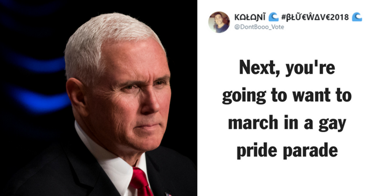 Twitter Tells Vice President Mike Pence He 'Will Be Remembered as a Towering Bigot'
