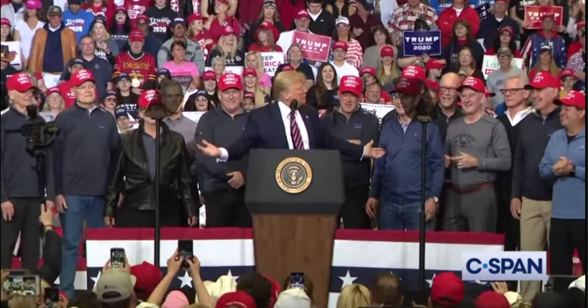 1980 'Miracle On Ice' Team Claims Appearance At Trump Rally Was 'Not About Politics' Despite Wearing 'Keep America Great' Hats
