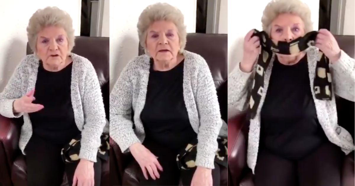 Elderly Woman Goes On Scathing Rant About 'Greedy' Panic Buyers–And Becomes An Instant Internet Hero