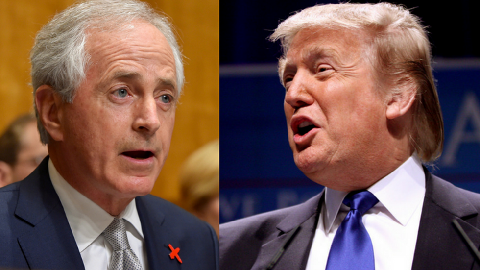 Trump Wages Twitter War With Republican Senator Bob Corker