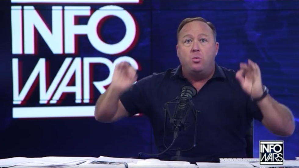 Alex Jones Just Hit Back at Sandy Hook Parents Who Are Suing Him for Defamation