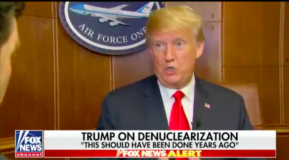 After Fox News Informed Donald Trump That Kim Jong Un Is 'Executing People' Trump Just Praised Kim Jong Un More