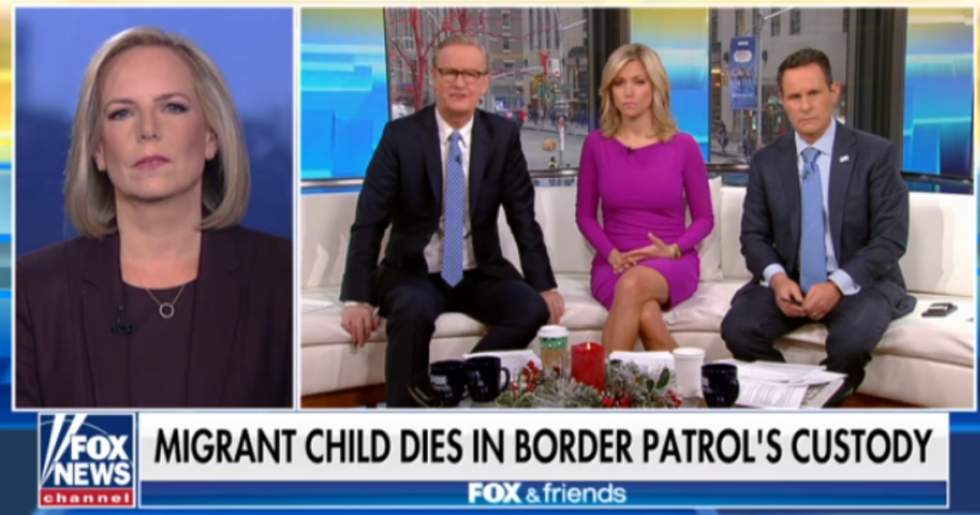 WATCH: Kirstjen Nielsen Blames Migrant Child's Death on Her Family ...