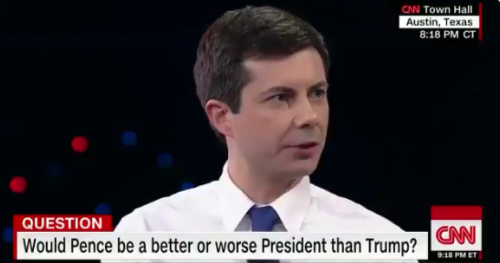 Democratic Presidential Candidate Just Perfectly Called Out Mike Pence for His Religious Hypocrisy and Now Trump's Presidency Has a Savage New Nickname