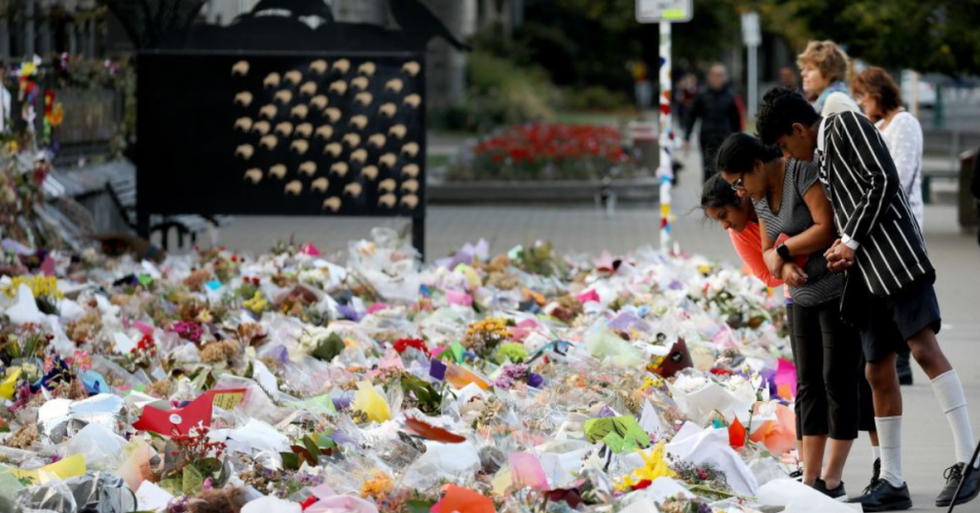 Man Wearing a 'Trump' Shirt Found Harassing Muslims Outside Mosque Where Christchurch Massacre Took Place