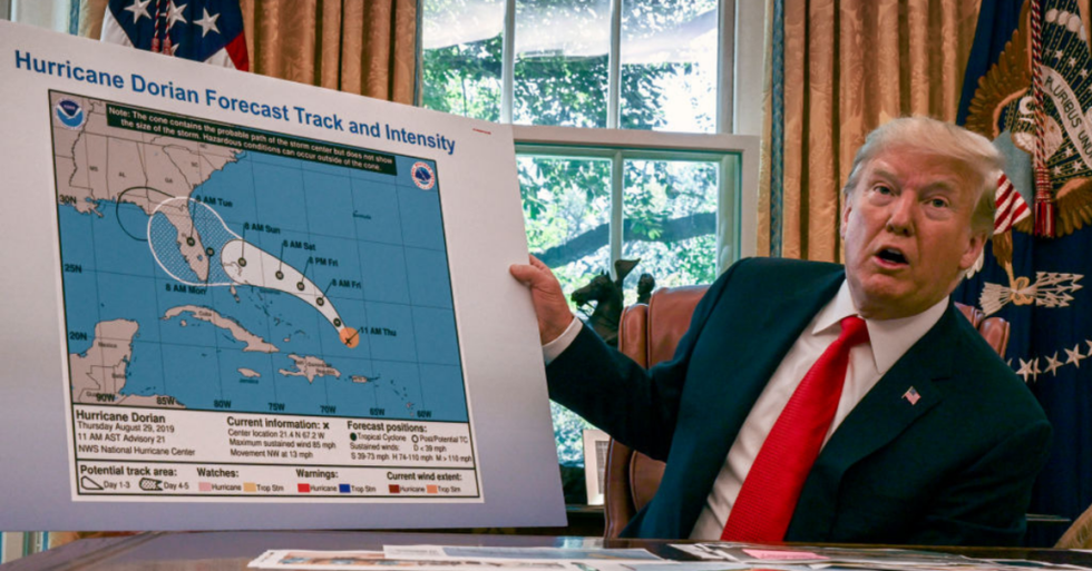 Fox News Chief Meteorologist Calls Trump's Altered Hurricane Dorian Map a 'Violation of Federal Law'