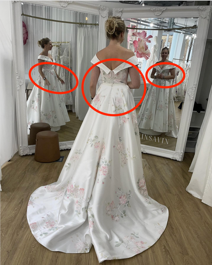 Bride s Wedding Dress Photo Captures Glitch In The Matrix