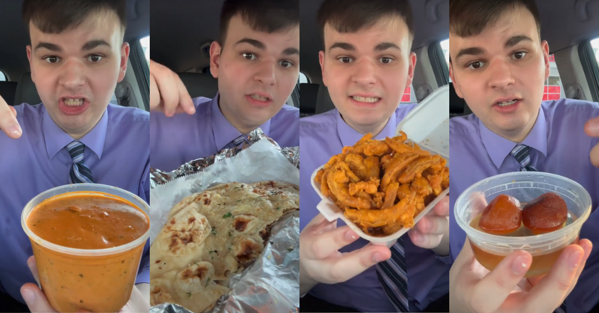 TikToker Tries Indian Food For 1st Time In Sweet Viral Video - Comic Sands